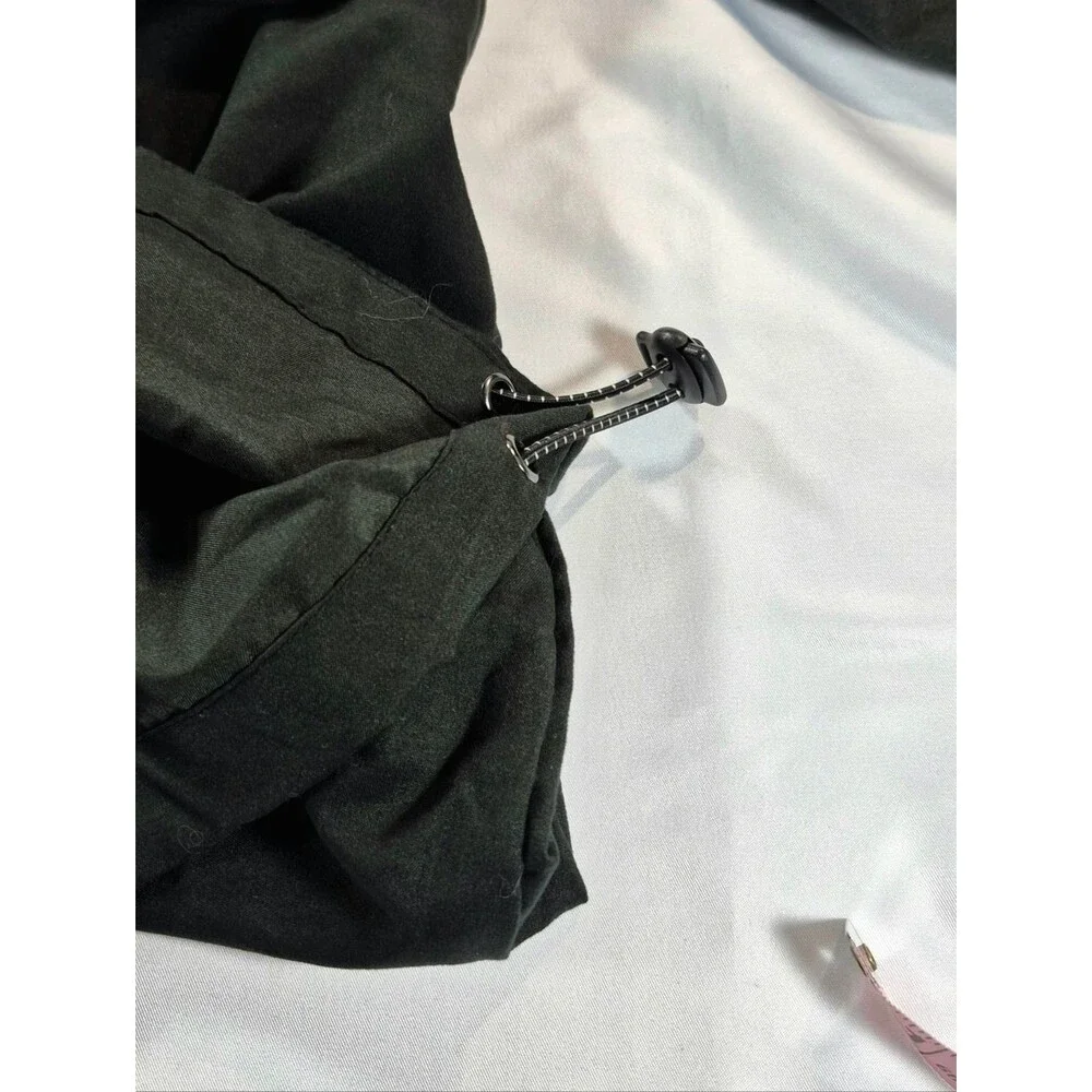NWOT BKLYN Brooklyn Cloth "Slow Down" Black Anorak Windbreaker Size M 90's Urban - Picture 14 of 14